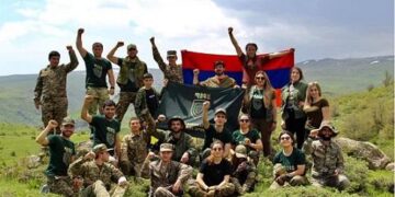 Армян жастары шешуші соғысқа дайындалып жатыр