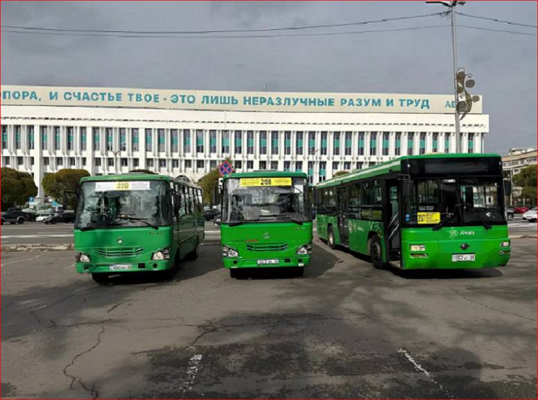 Алматы маңында жаңа бағыттар бойынша автобустар жүре бастады