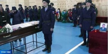 Улан-Удэге Украинада қаза тапқандар көптеп әкеліне бастады