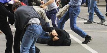 Петербургте қырғыздар мен тувалар топтасып төбелесті
