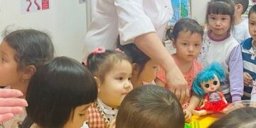 Балдырғандардың базарына айналған бақша