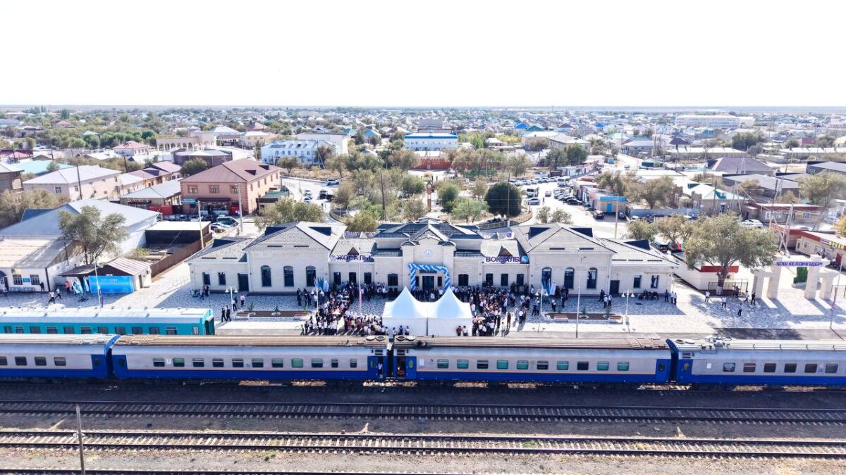 Жосалы теміржол вокзалы заманауи талаптарға сай жаңартылды