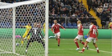 Футбол. Сенсация! Қазақстан құрамасы Данияны 3:2 етіп ұтты!