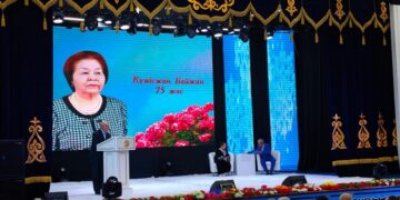 Белгілі журналист Күмісжан Байжанның мерейтойы аталып өтті