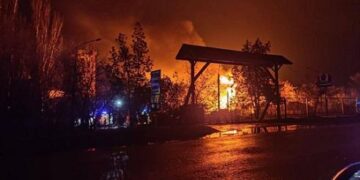 Украина: Мелитопольде басқыншылардың «ұясы» жанып жатыр