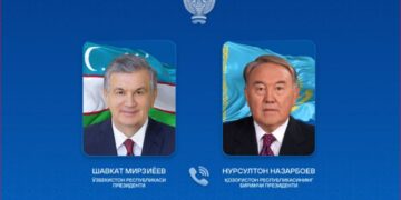 Назарбаев Өзбекстан Президентімен телефон арқылы сөйлесті