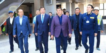 Нұрлыбек Нәлібаев Ақтөбе теміржол вокзалында жүріп жатқан жұмыстармен танысты