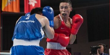 Париж-2024: Карина мен Сәкен де жарыс жолынан шығып қалды (видео)