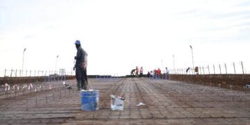 Қызылорда облысында «Қарлан» көпірінің құрылысы қарқынды жүріп жатыр