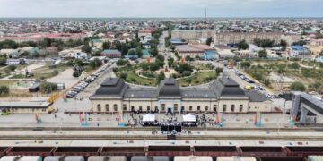 Қазалы теміржол тарихи вокзалы жаңарған қалыпта пайдалануға берілді