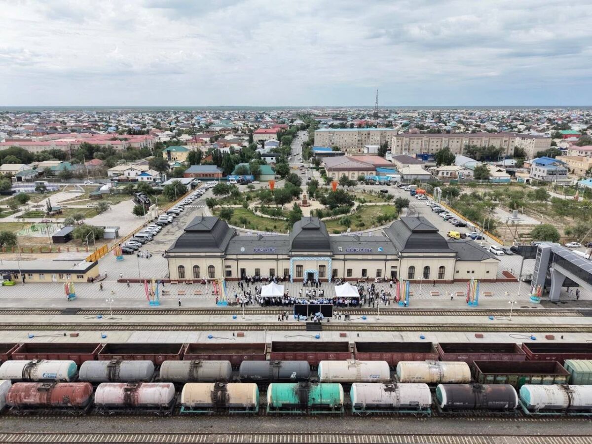 Қазалы теміржол тарихи вокзалы жаңарған қалыпта пайдалануға берілді