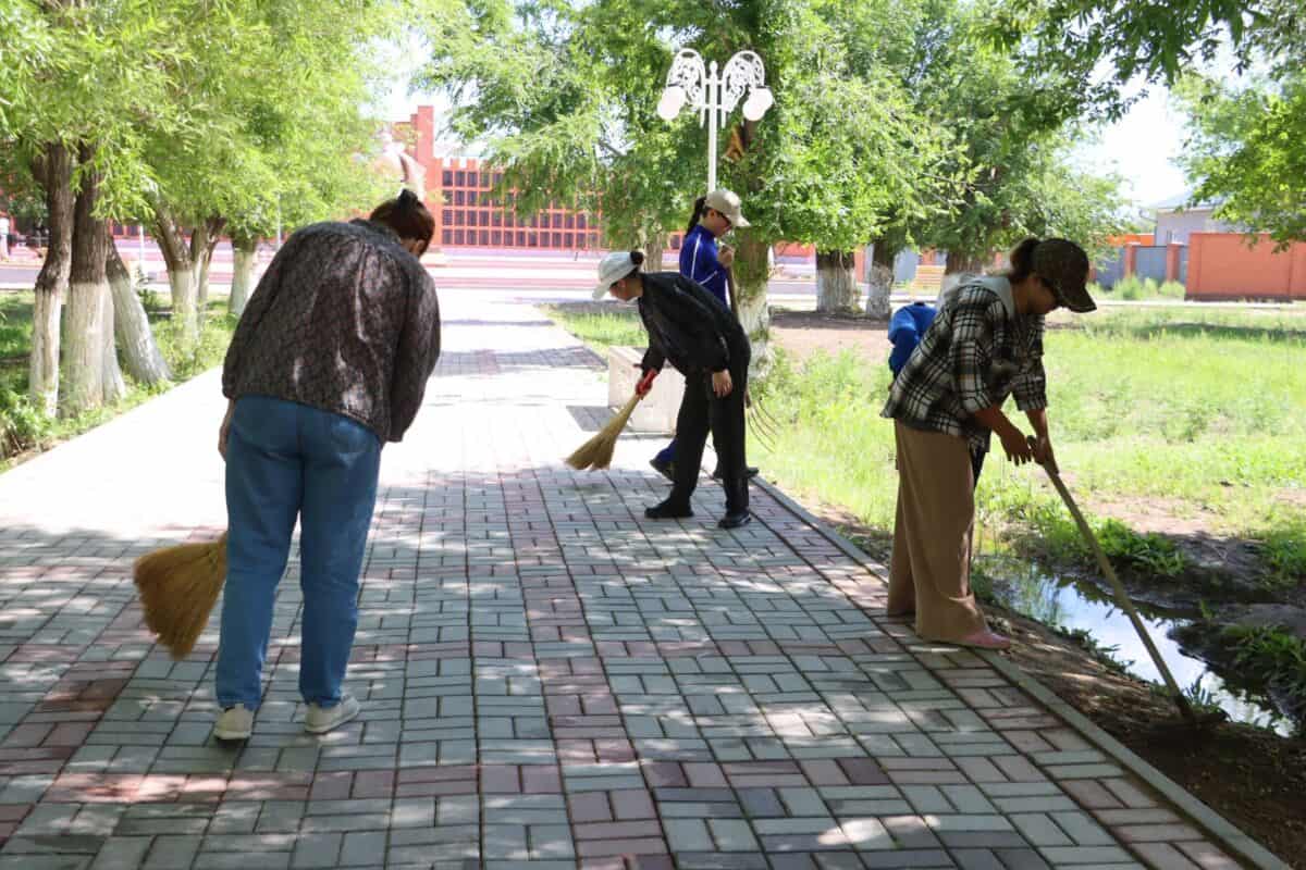 Сырдария ауданында «Таза Қазақстан» аясында экологиялық шара өтті