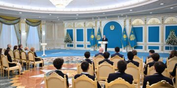 Президент халықаралық пән олимпиадалары жеңімпаздарымен және жүлдегерлерімен жүздесті