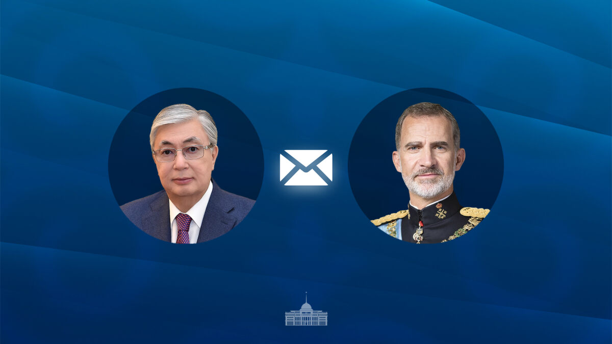 Тоқаев Испания Королін ел құрамасының әлем чемпионы атануымен құттықтады