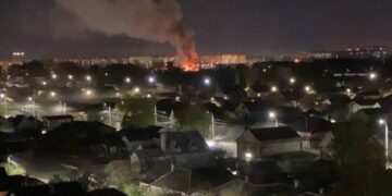 Воронеж қаласы ұшқышсыз ұшақтардың күшті шабуылына ұшырады